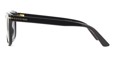 Pre-owned Gucci Gg1444s-001 Black Black Grey In Gray