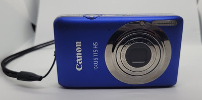 Canon IXUS 115 HS Digital Camera Blue -  With Charger & battery