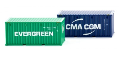 H0 Tankcontainer 20 Fuß Stolt - Bausatz Für Modelleisenbahn, Mehrfarbig