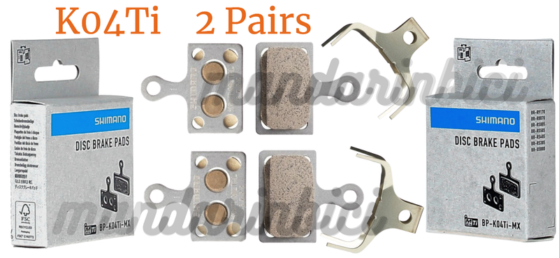 NEW 2 Pairs Shimano K04Ti-MX Metal Disc Brake Pads Dura-Ace