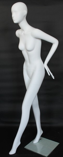 New! 6 ft 3 in Fancy Female Mannequin Abstract Head Torso