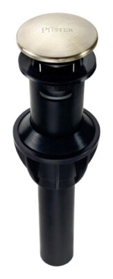 Pfister 972-053 Push & Seal Pop-up Drain Assembly for Bathroom Sink Nickel