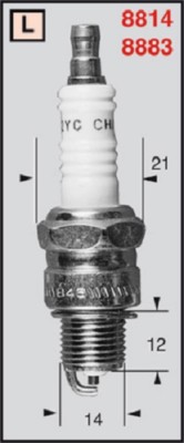Champion AGS Zundapp 125 L78C STARTER Candle