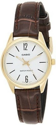 Casio Classic Analog Leather Strap Ladies Watch LTP-V005GL-7B