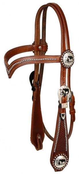 BLACK Western Leather Bridle /& Reins Set w// Silver Engraved Conchos NEW TACK!!