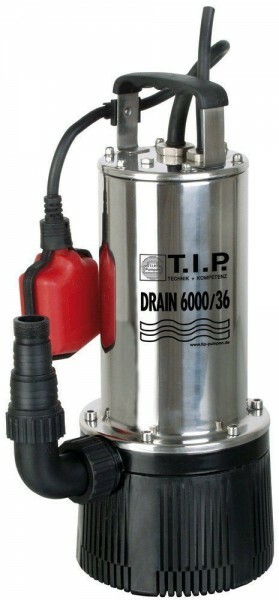30136 T.I.P. TAUCHDRUCKPUMPEN – DRAIN 6000/36 Fö. 6000 l/h Edelstahl