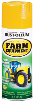 7449830 Farm Equipment Spray Paint, Gloss, Caterpillar Yellow, 12 oz, Aerosol Ca