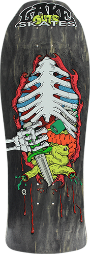 LAKE GUTS REISSUE SKATE DECK-10x30 BLACK