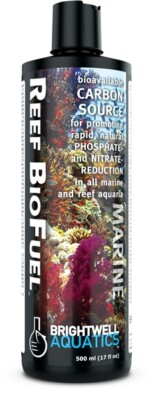 Brightwell Reef BioFuel 250mL Enhances Nutrient Uptake Fish Tank Additive