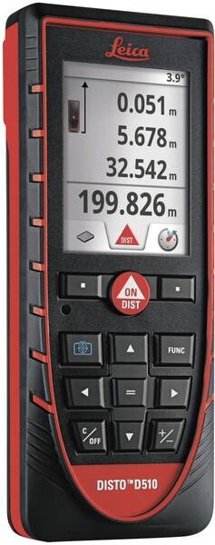 Leica Geosystems DISTO D510 Laserafstandsmeter Statiefadapter 6,.3 mm (1/4 inch)
