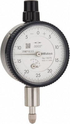 Mitutoyo 1/8'' Range, 0-25-0 Reading, 0.0005'' Grad Dial Drop Indicator 1-5/8'' ...