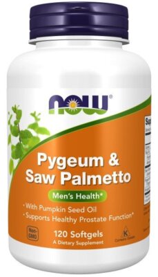 Now Foods Pygeum & Saw Palmetto 120 мягких капсул