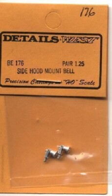 Details West 176 x HO Bell Side Hood Mount EMD & Other Hood Units