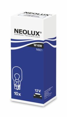 10 x W16W NEOLUX 16W 12V 921 Wedge base Side light car
