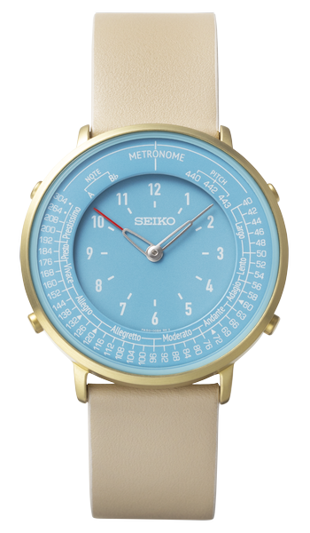 Pre-owned Seiko Metronome Watch Standard Line Color Turquoise Smw005a-new From Jp -fast