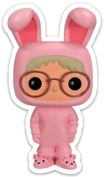 Outfit Cartoon Type A Christmas Story Ralphie Pink Easter Bunny