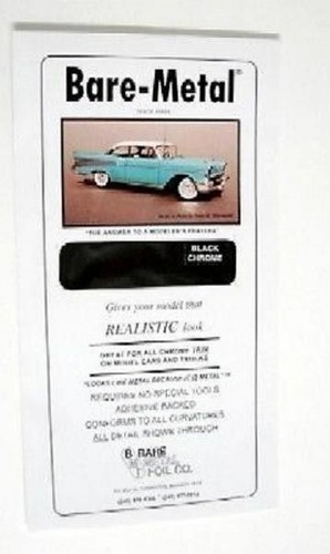 Bare-Metal 6 x 11 Thin Sheet Black Foil BMF 3