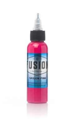 SAIGON PINK - FUSION Tattoo Ink - Popular Bright Color 1/2 oz 1 oz Single Bottle