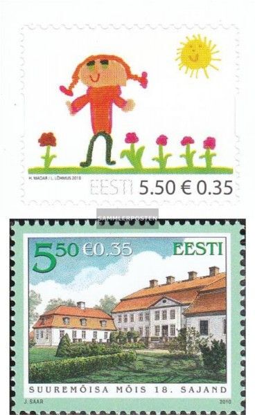 Estland 667,669 (Kompl.Ausg.) Postfrisch 2010 Kinder, Gutshof