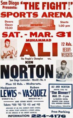 Muhammad Ali vs Ken Norton - 1973 - Fight Promotion Magnet