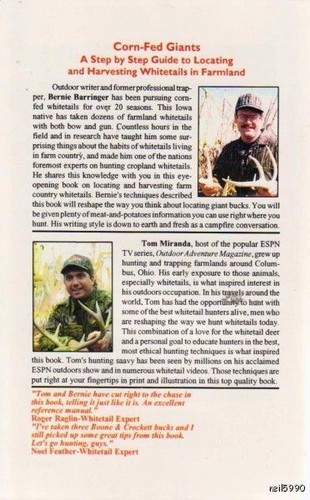 Corn Fed Giants, Book,Harvesting Whitetails in Farmland.   B130