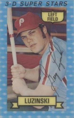 1974 Kellogg's 3-D Super Stars - Greg Luzinski #9