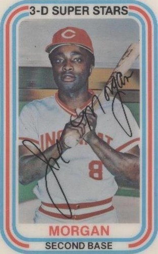 1976 Kellogg's 3-D Super Stars - Joe Morgan #14