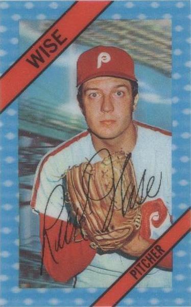 Kellogg's 1972 3-D Super Stars - Rick Wise #23
