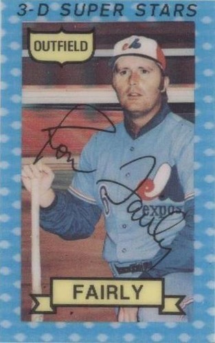 1974 Kellogg's 3-D Super Stars - Ron Fairly #27