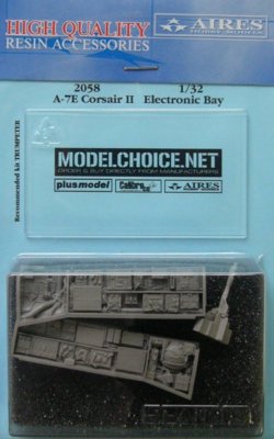 Aires 1/32 A-7E Corsair II Electronic Bay for Trumpeter kit 2058