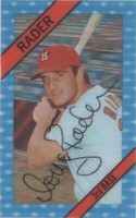 1972 Kellogg's 3-D Super Stars - Doug Rader #14