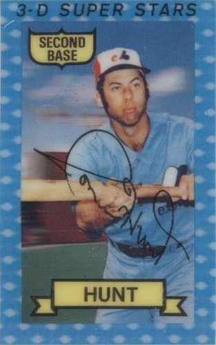 1974 Kellogg's 3-D Super Stars - Ron Hunt #25