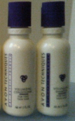 RHTF AVON TECHNIQUES VOLUMIZING SHAMPOO & CONDITIONER-TRAVEL SIZE-FREE SHIP