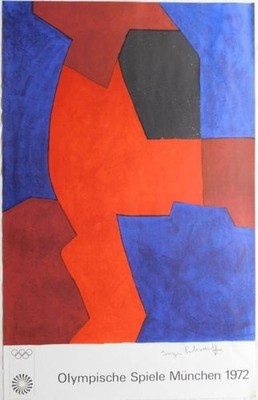 1972 Munich Olympics poster Serge Poliakoff designed