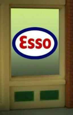 Miller Engineering Esso Flashing Neon Window Sign Light Works USA Oversized 9030