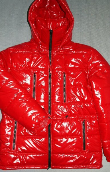 NYLKO GLANZNYLON PVC SHINY JACKE PK REGENJACKE JACKET 9 FARBEN XS-5XL 15 MM FÜLLUNG