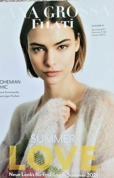 NEU Lana Grossa Filati Nr.61 Frühjahr/Sommer 2021 47 Anleitungen Damen stricken