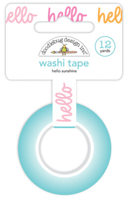 Scrapbooking Crafts Doodlebug Washi Tape Hello Sunshine Colors Repeats