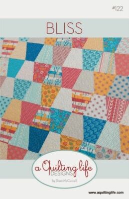 Quilt Pattern BLISS Moda A QUILTING LIFE Bright Sun FAT QUARTER FRIENDLY