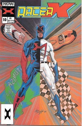 Racer X Comic Book #10 Speed Racer NOW Comics 1989 NEW