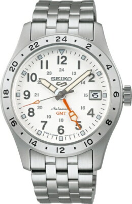 Pre-owned Seiko 5 Sports Sbsc009 White Men's Watch In Box