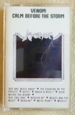 Venom - Calm Before The Storm (Cass, Album) (Very Good Plus (VG+)) - 3373094667