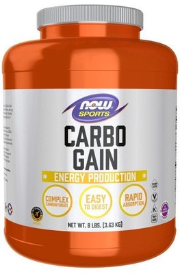 Порошок Now Foods Carbo Gain весом 8 фунтов