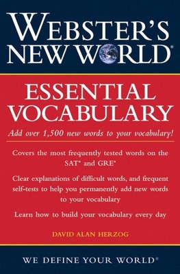 Webster's New World Essential Vocabulary, Paperback by Herzog, David Alan, Br...