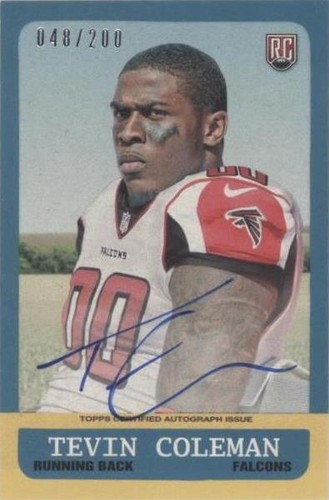 2015 Topps Tevin Coleman #63A-TC