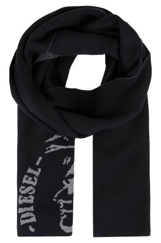 トップス vintage diesel scarf design sweat $95 Diesel Black Acrylic Scarf K-DUBOO Sciarpa | eBay