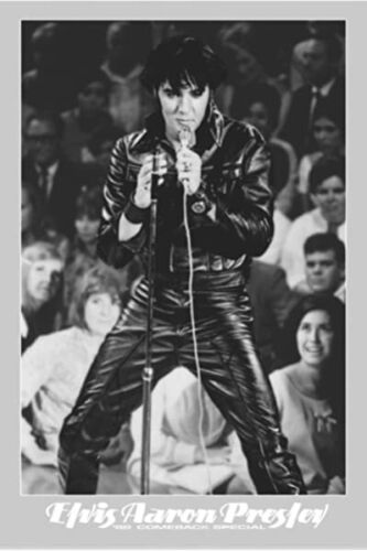 Elvis Presley 1968 Comeback Vintage Original Published Poster