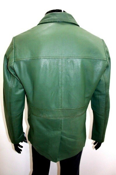 F$L NEU HERREN ECHT LAMMLEDER ECHTLEDER BLAZER KNÖPFE MANTEL JACKE KLASSISCH -MB16