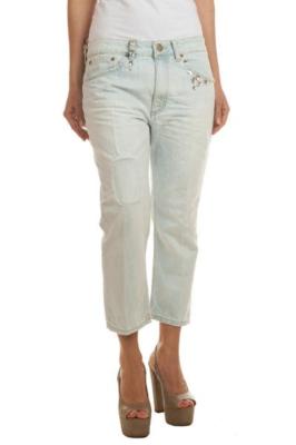 Pre-owned Dondup - Trousers - Female - White - 2113013a185726