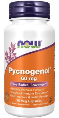 Now Foods Пикногенол 60 мг 50 растительных капсул